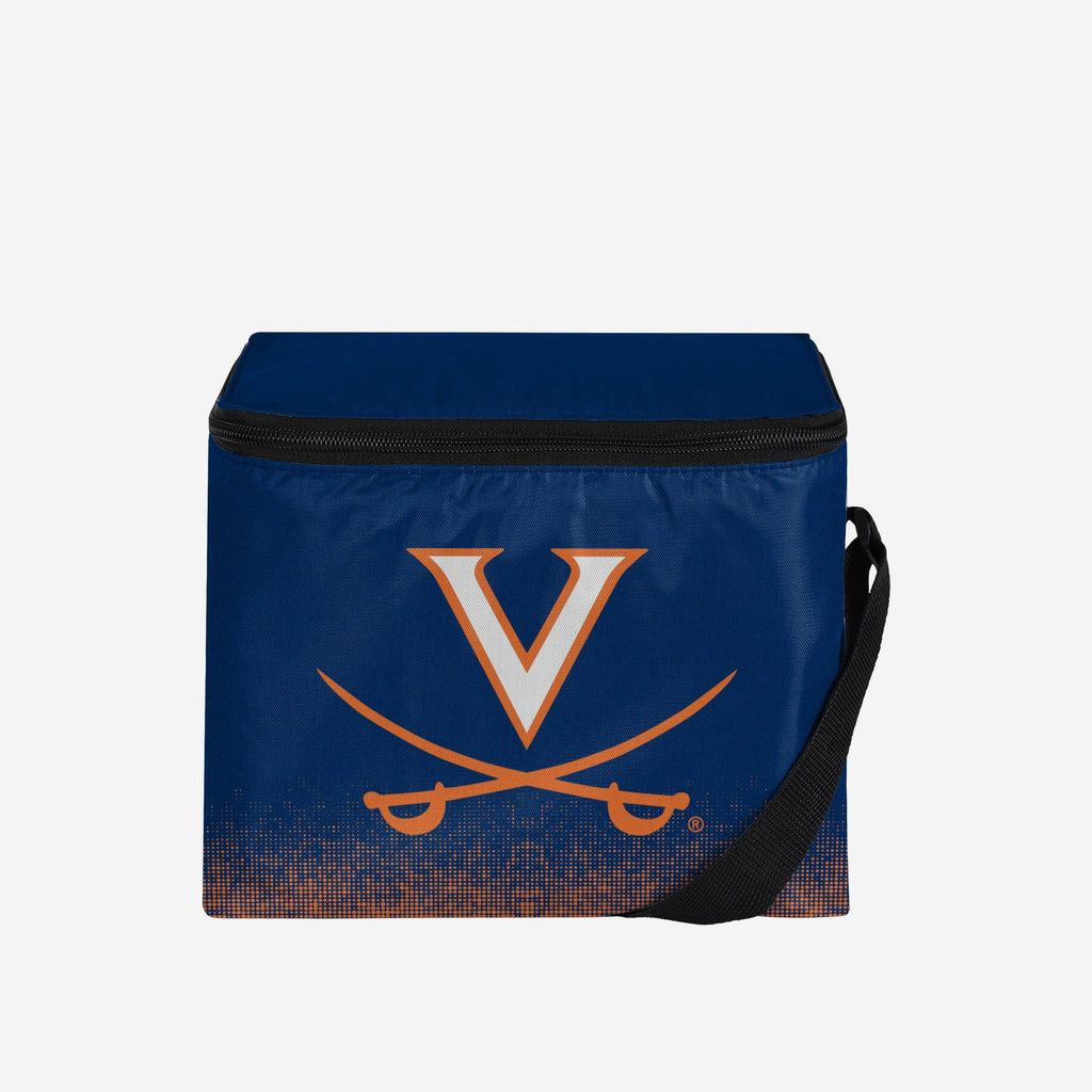 Virginia Cavaliers Big Logo Gradient 6 Pack Cooler FOCO - FOCO.com