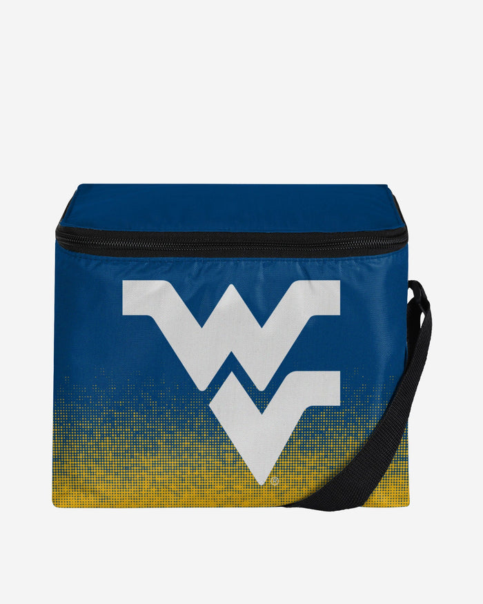 West Virginia Mountaineers Big Logo Gradient 6 Pack Cooler FOCO - FOCO.com