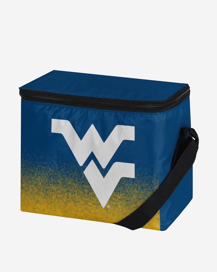 West Virginia Mountaineers Big Logo Gradient 6 Pack Cooler FOCO - FOCO.com