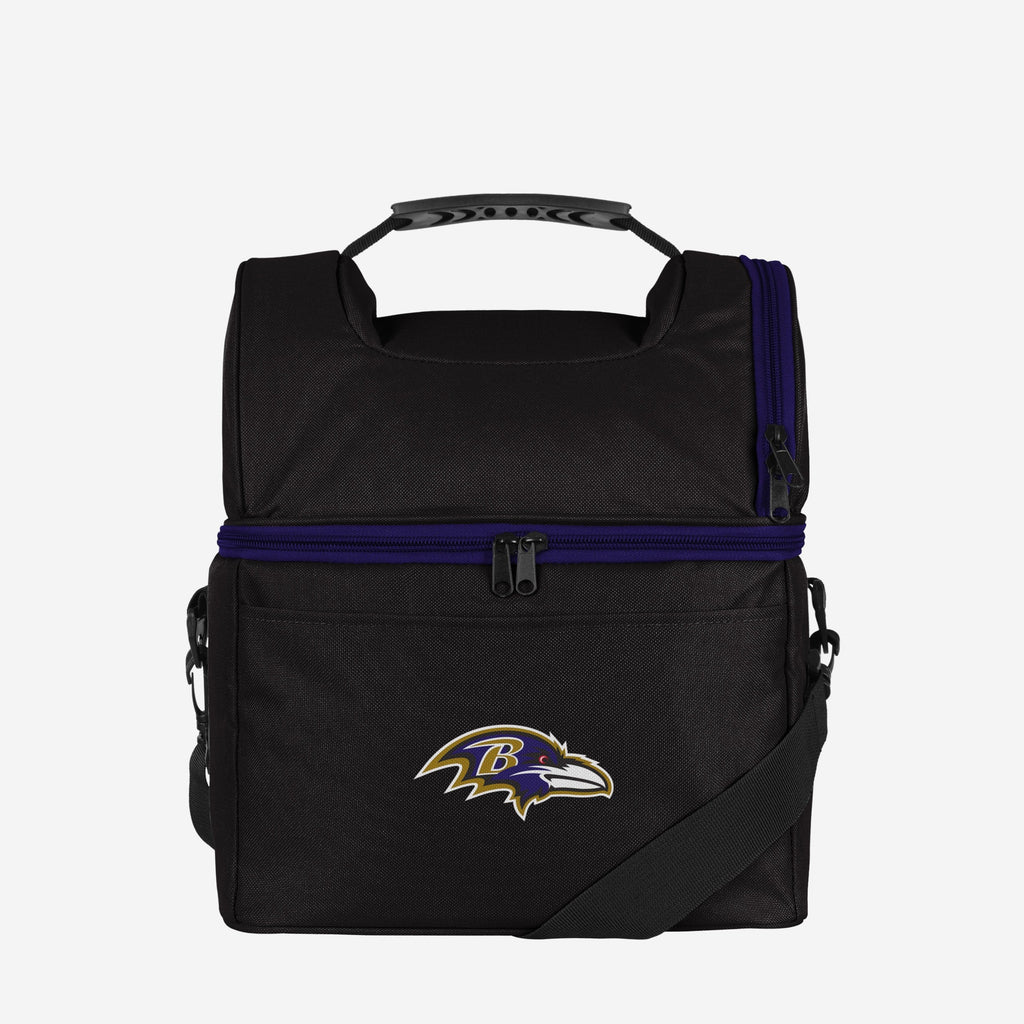 Baltimore Ravens Solid Double Compartment Cooler FOCO - FOCO.com