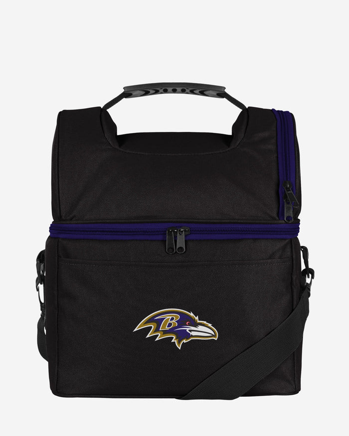 Baltimore Ravens Solid Double Compartment Cooler FOCO - FOCO.com