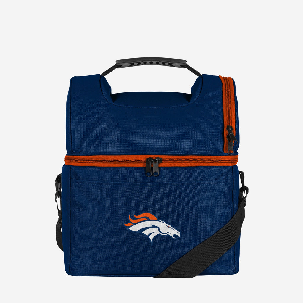 Denver Broncos Solid Double Compartment Cooler FOCO - FOCO.com