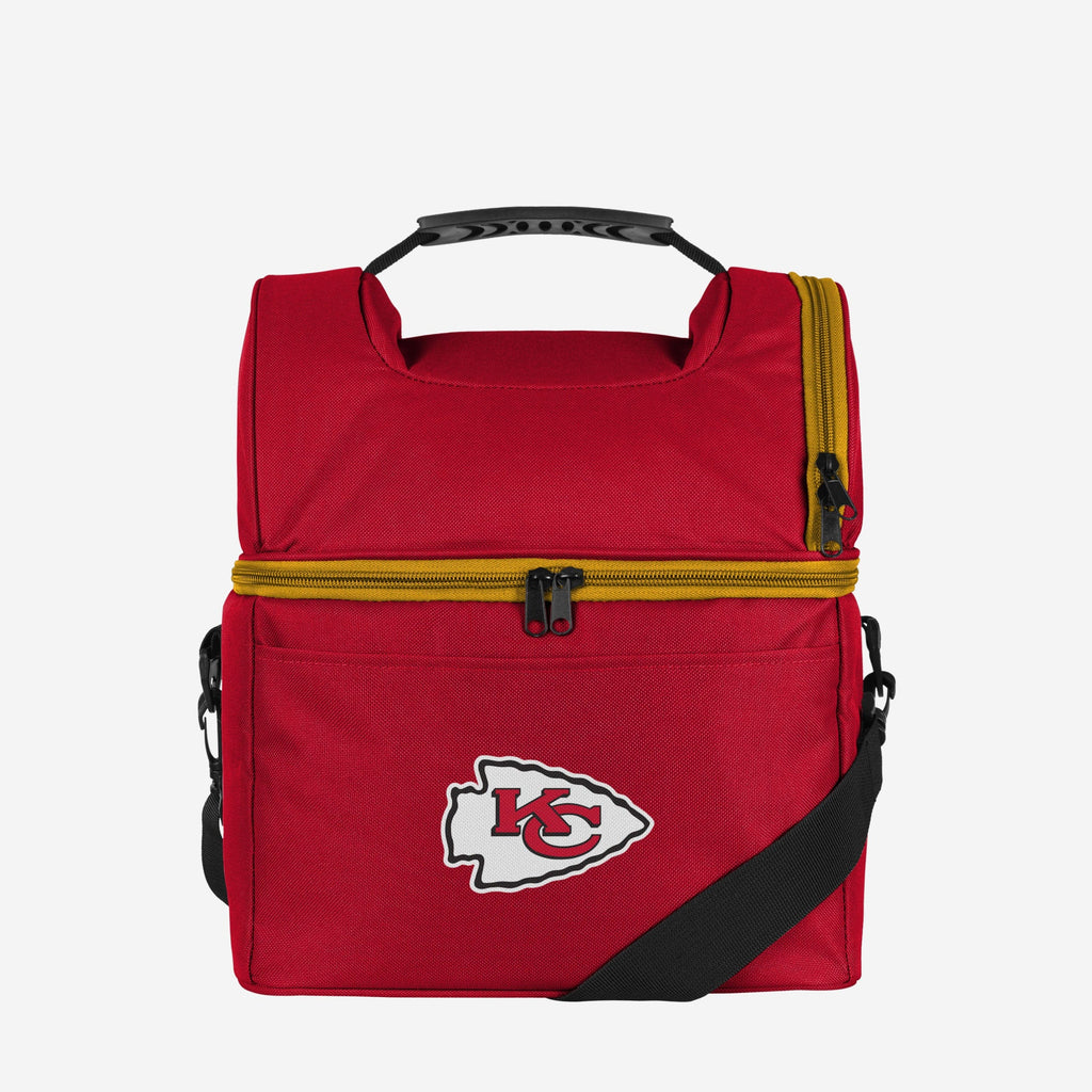 Kansas City Chiefs Solid Double Compartment Cooler FOCO - FOCO.com