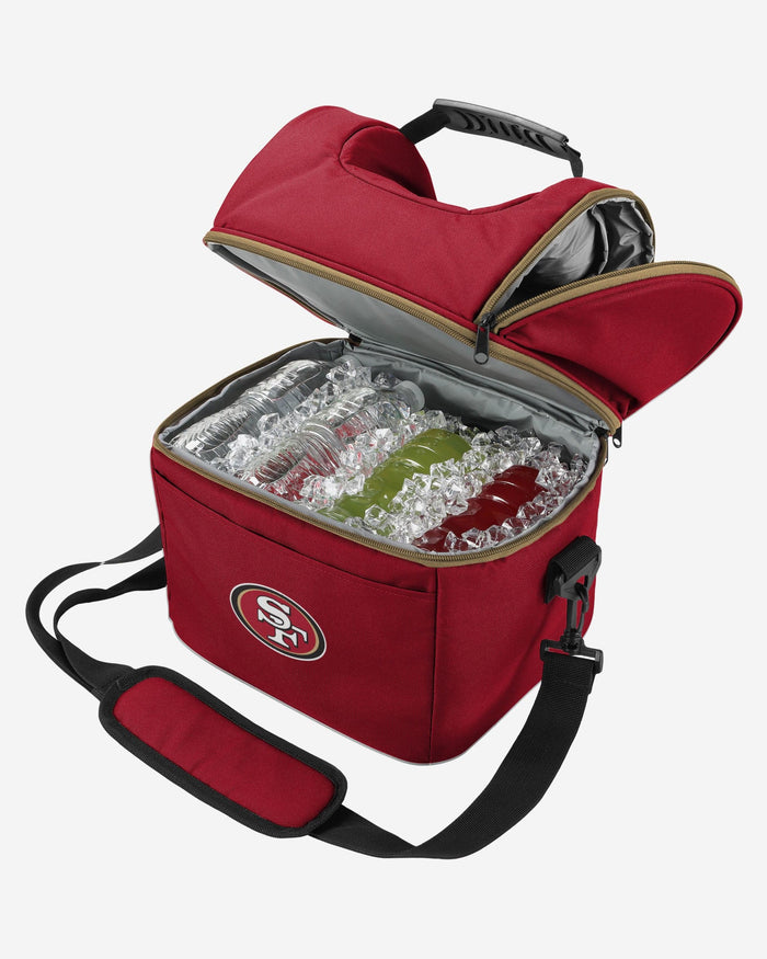 San Francisco 49ers Solid Double Compartment Cooler FOCO - FOCO.com