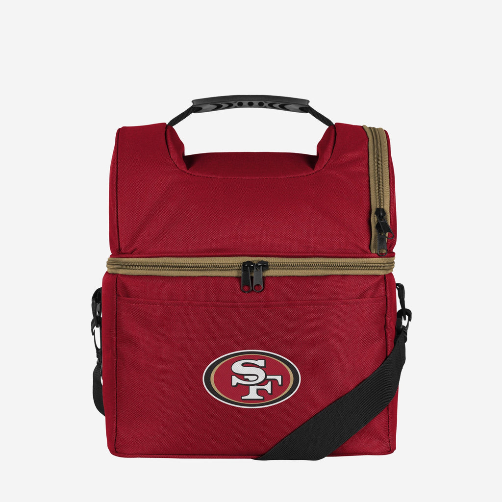 San Francisco 49ers Solid Double Compartment Cooler FOCO - FOCO.com