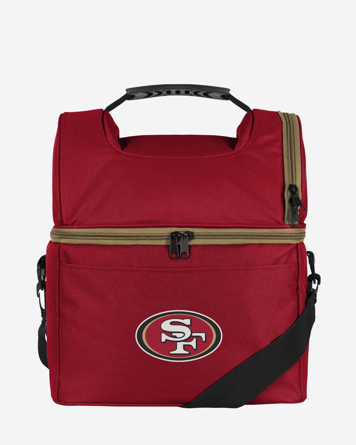 San Francisco 49ers Solid Double Compartment Cooler FOCO - FOCO.com