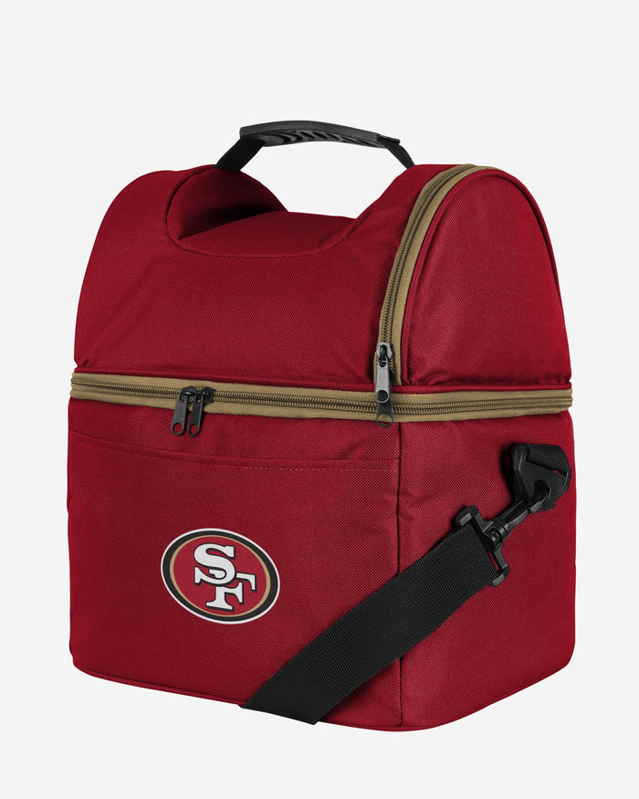 San Francisco 49ers Solid Double Compartment Cooler FOCO - FOCO.com