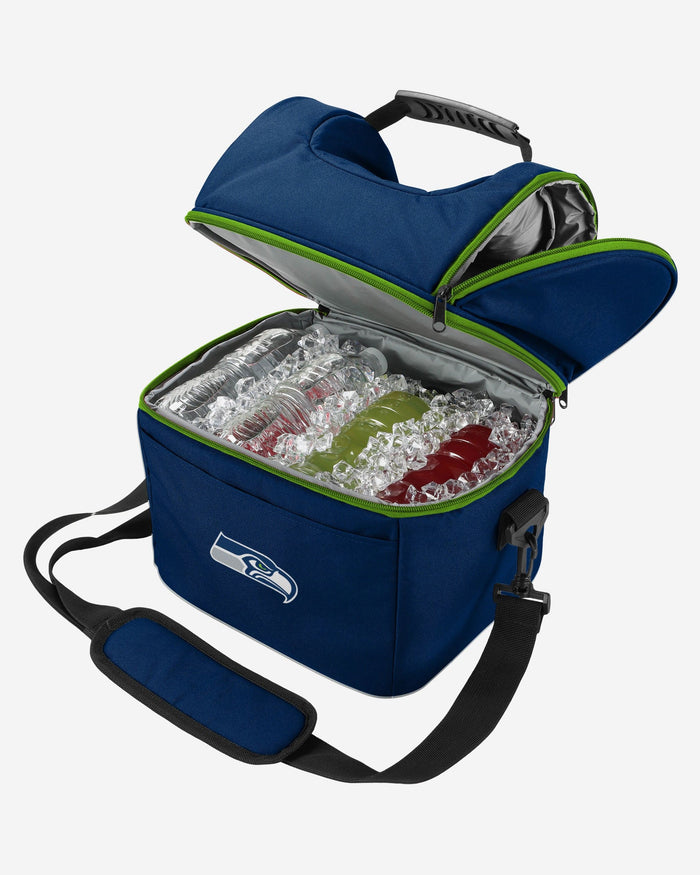 Seattle Seahawks Solid Double Compartment Cooler FOCO - FOCO.com