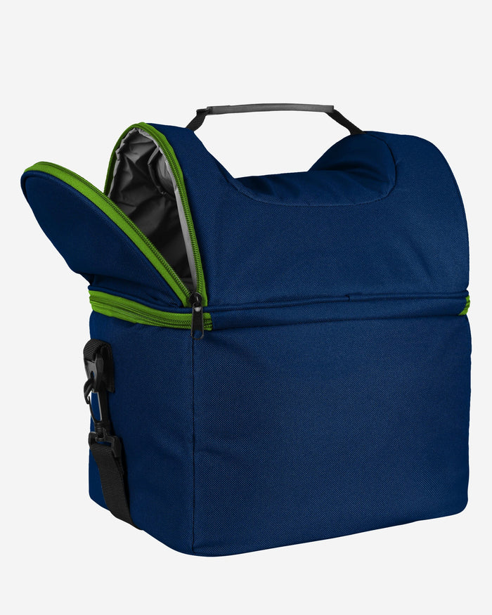 Seattle Seahawks Solid Double Compartment Cooler FOCO - FOCO.com