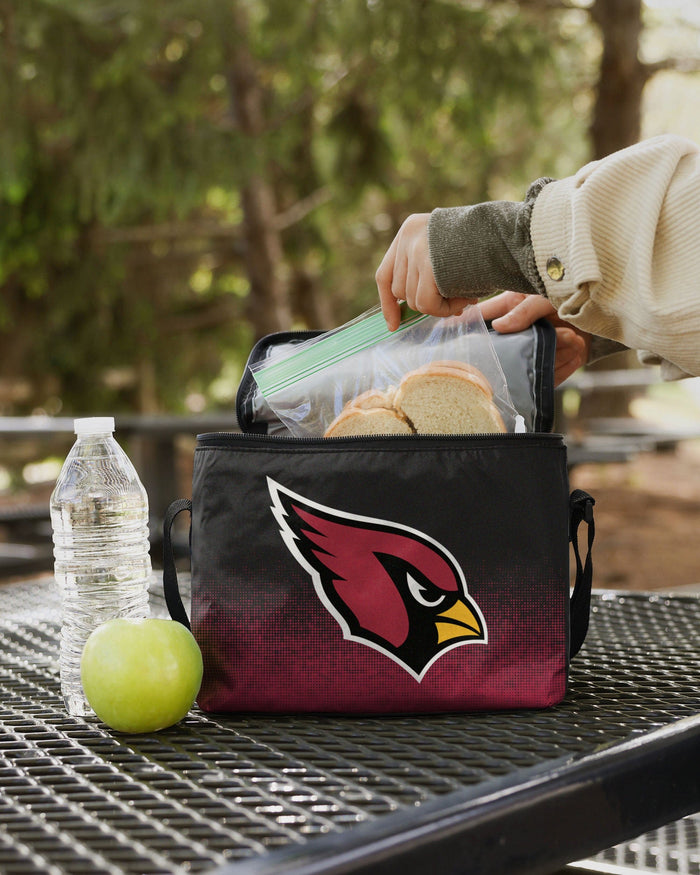 Arizona Cardinals Big Logo Gradient 6 Pack Cooler FOCO - FOCO.com