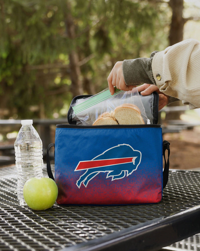 Buffalo Bills Big Logo Gradient 6 Pack Cooler FOCO - FOCO.com