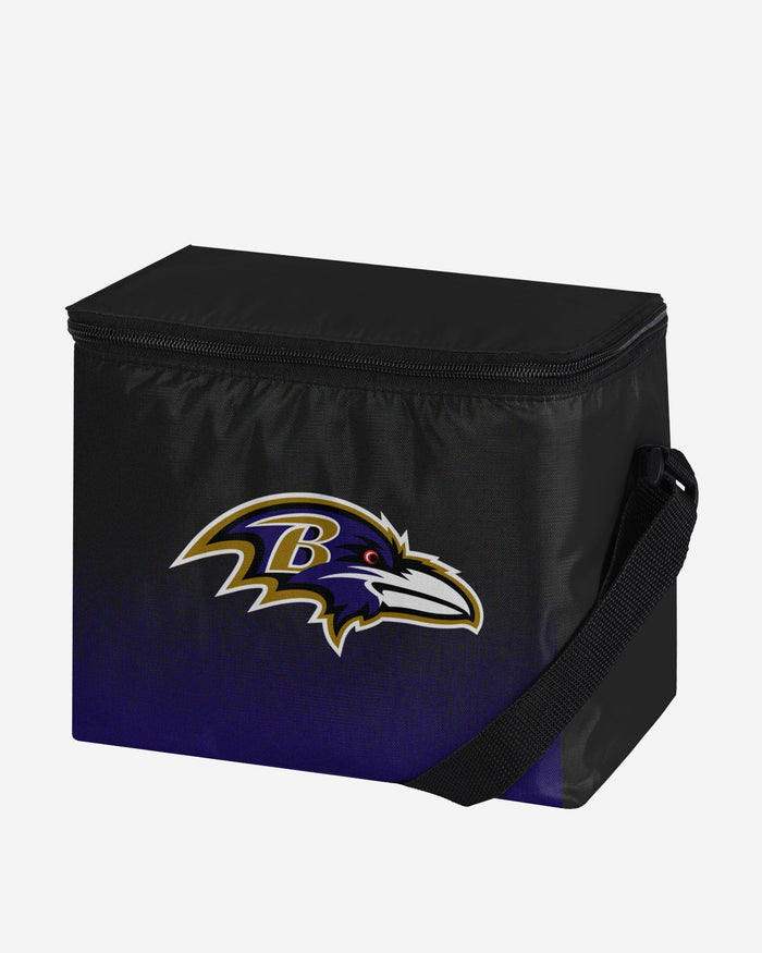 Baltimore Ravens Big Logo Gradient 6 Pack Cooler FOCO - FOCO.com