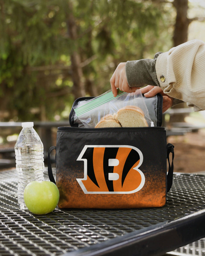 Cincinnati Bengals Big Logo Gradient 6 Pack Cooler FOCO - FOCO.com