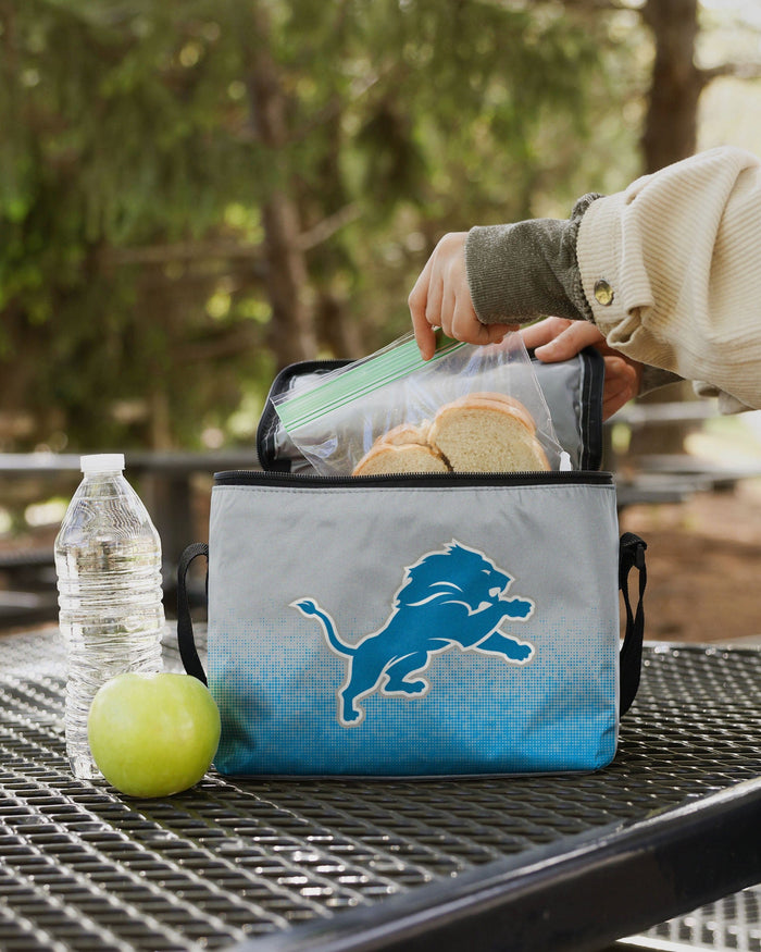 Detroit Lions Big Logo Gradient 6 Pack Cooler FOCO - FOCO.com