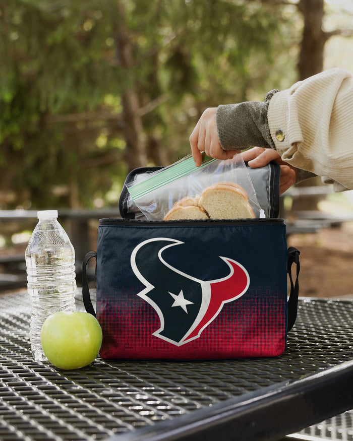 Houston Texans Big Logo Gradient 6 Pack Cooler FOCO - FOCO.com