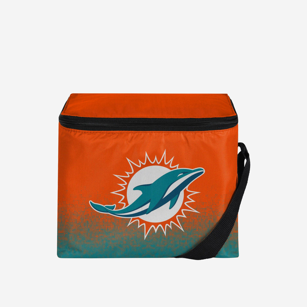 Miami Dolphins Big Logo Gradient 6 Pack Cooler FOCO - FOCO.com