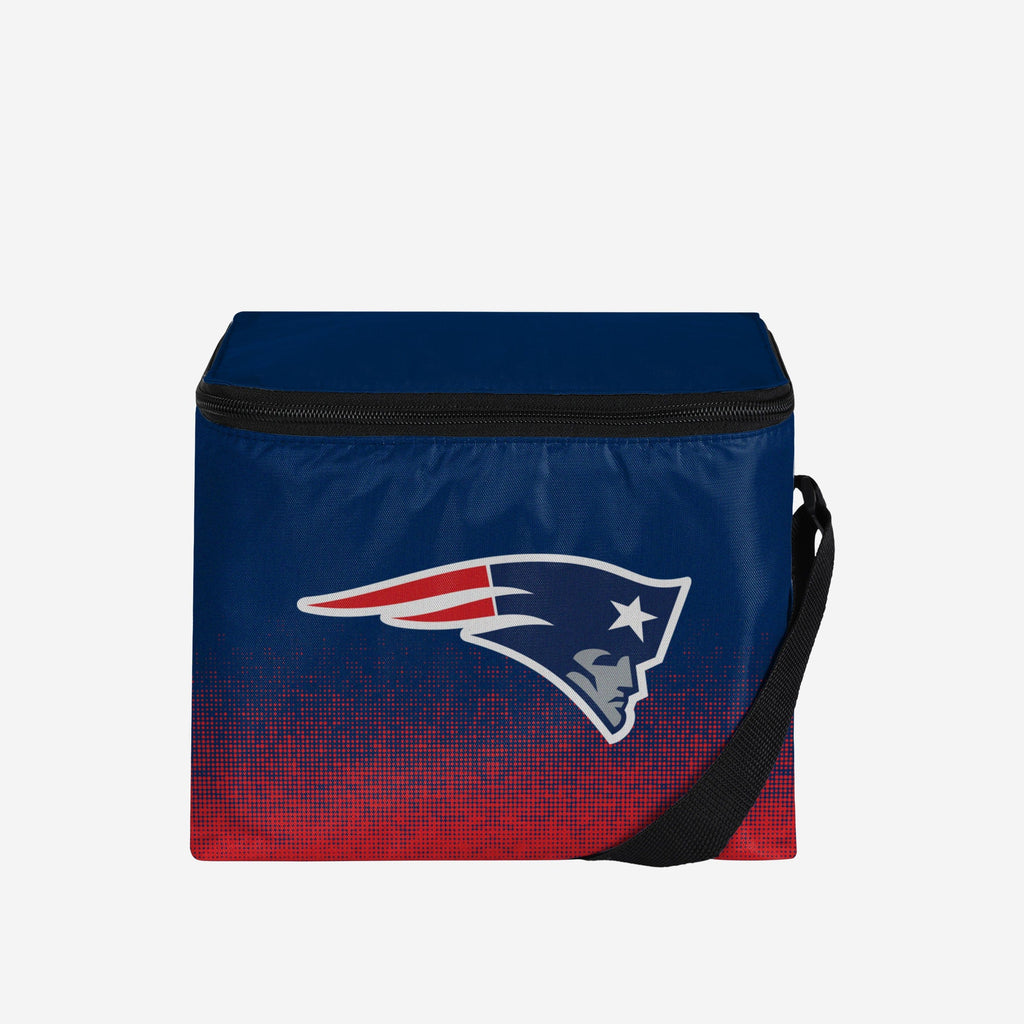 New England Patriots Big Logo Gradient 6 Pack Cooler FOCO - FOCO.com