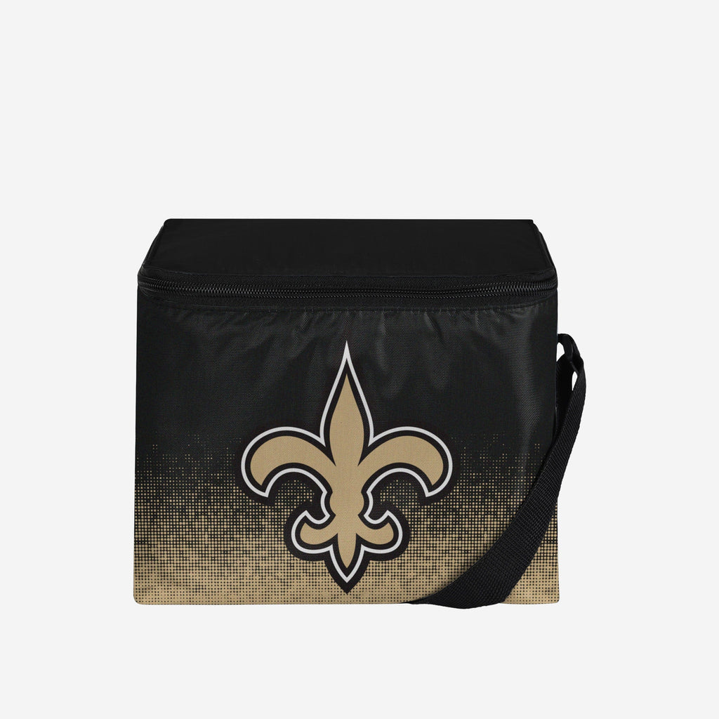 New Orleans Saints Big Logo Gradient 6 Pack Cooler FOCO - FOCO.com