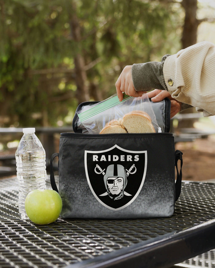 Las Vegas Raiders Big Logo Gradient 6 Pack Cooler FOCO - FOCO.com