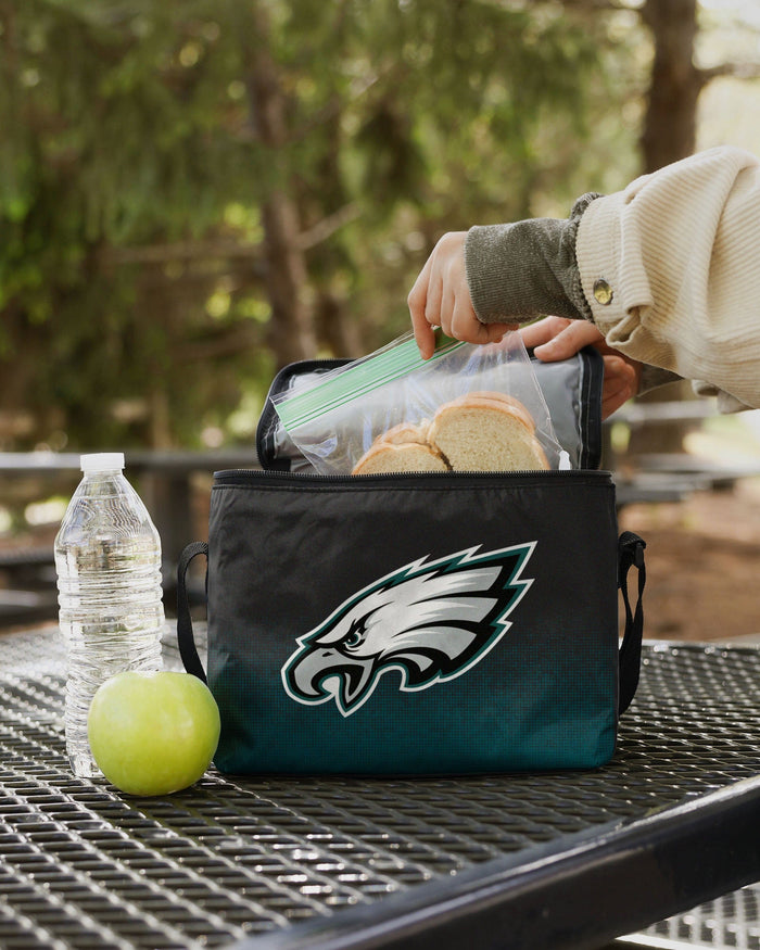 Philadelphia Eagles Big Logo Gradient 6 Pack Cooler FOCO - FOCO.com