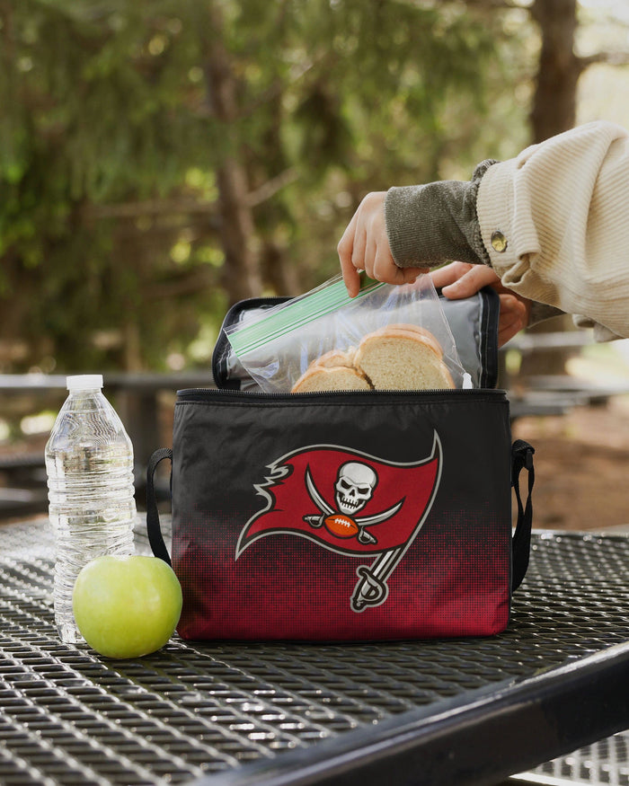 Tampa Bay Buccaneers Big Logo Gradient 6 Pack Cooler FOCO - FOCO.com