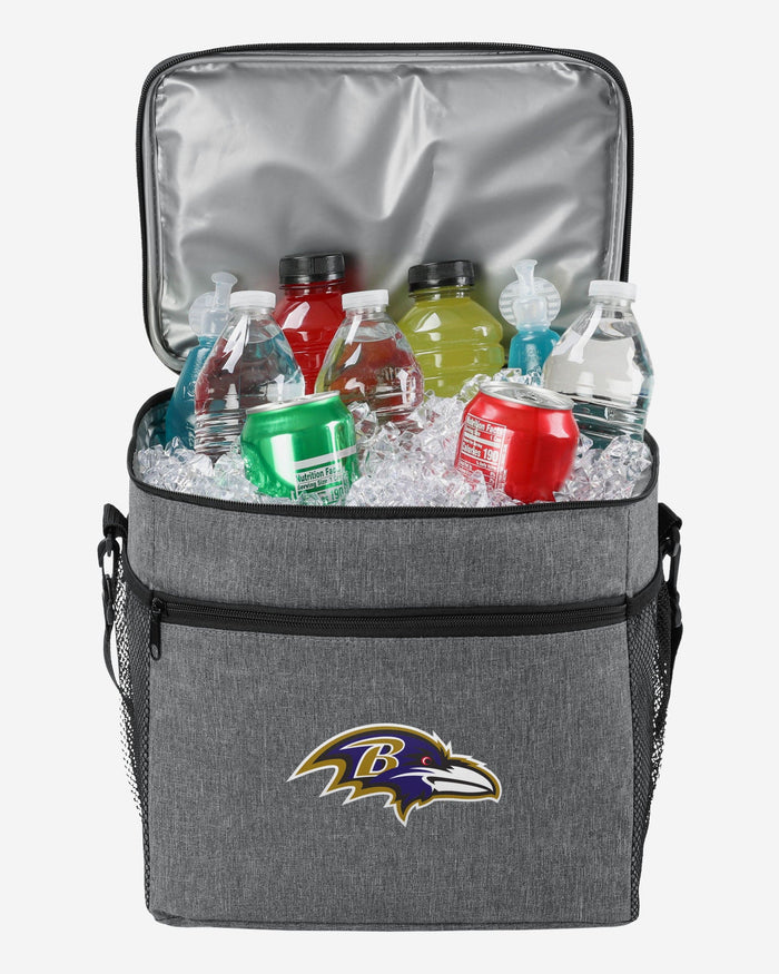 Baltimore Ravens Heather Grey Tailgate 24 Pack Cooler FOCO - FOCO.com