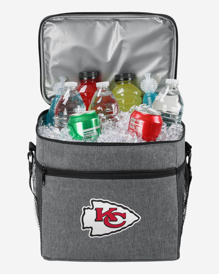 Kansas City Chiefs Heather Grey Tailgate 24 Pack Cooler FOCO - FOCO.com