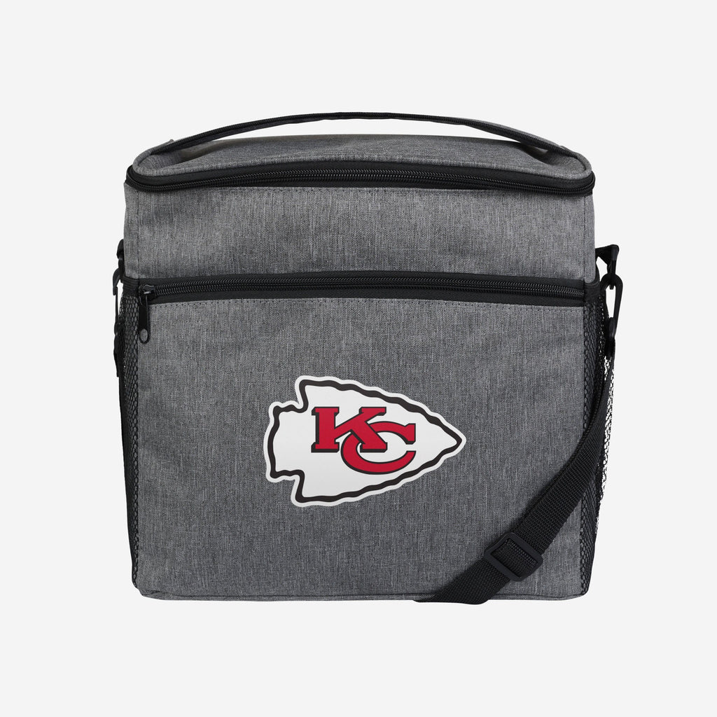 Kansas City Chiefs Heather Grey Tailgate 24 Pack Cooler FOCO - FOCO.com