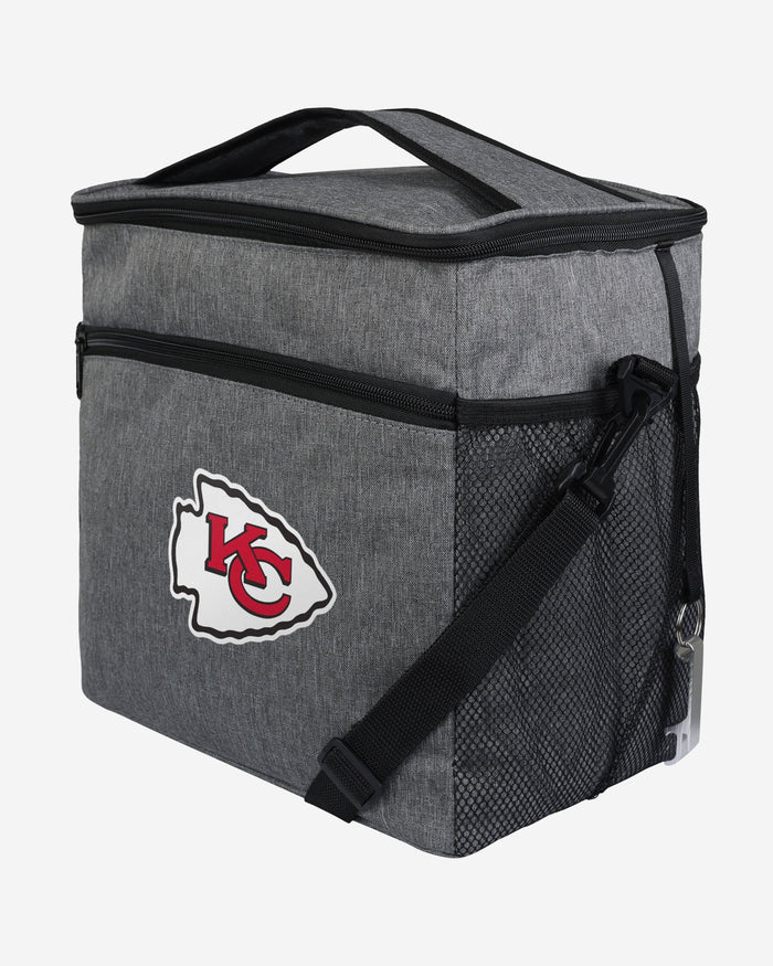 Kansas City Chiefs Heather Grey Tailgate 24 Pack Cooler FOCO - FOCO.com