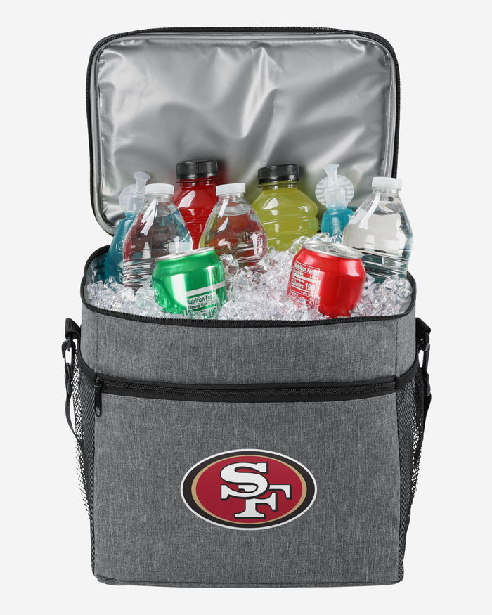 San Francisco 49ers Heather Grey Tailgate 24 Pack Cooler FOCO - FOCO.com