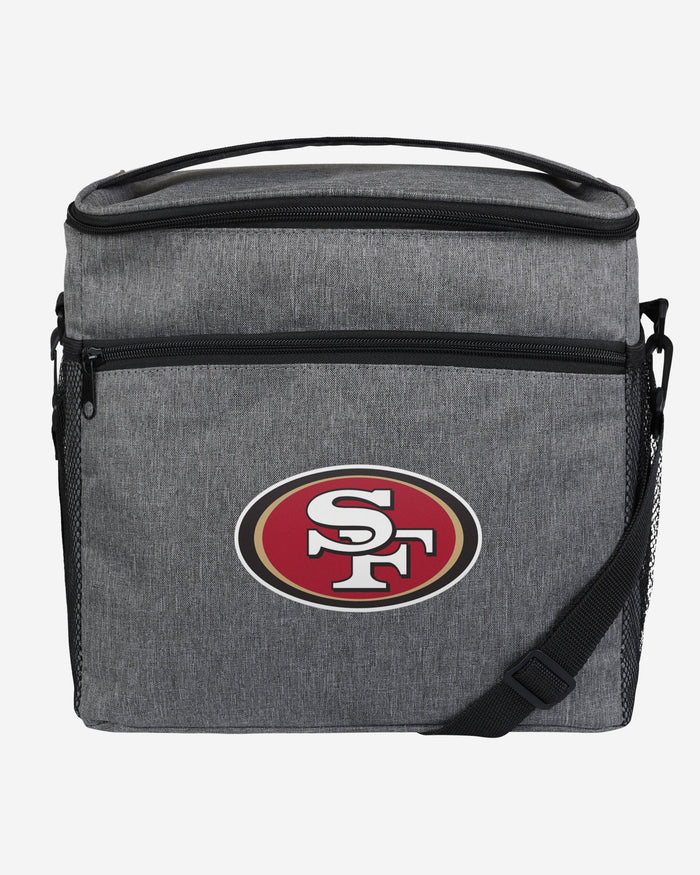 San Francisco 49ers Heather Grey Tailgate 24 Pack Cooler FOCO - FOCO.com