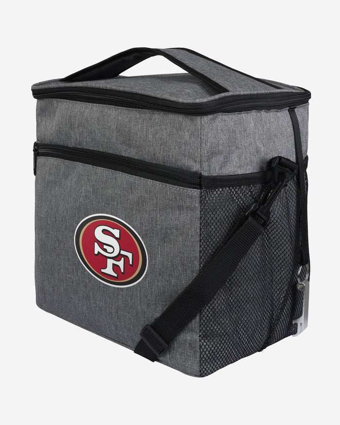 San Francisco 49ers Heather Grey Tailgate 24 Pack Cooler FOCO - FOCO.com