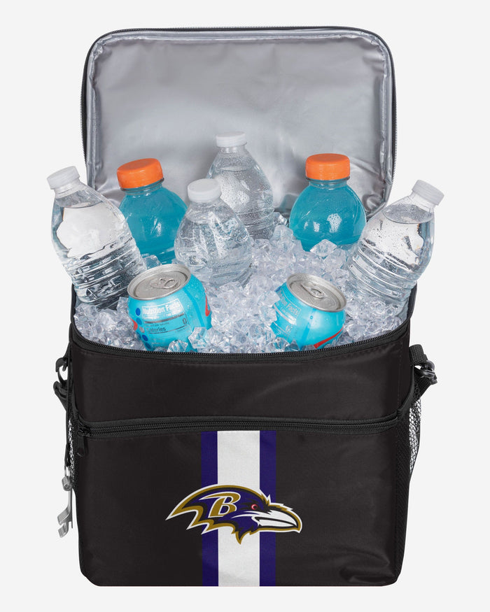 Baltimore Ravens Team Stripe Tailgate 24 Pack Cooler FOCO - FOCO.com