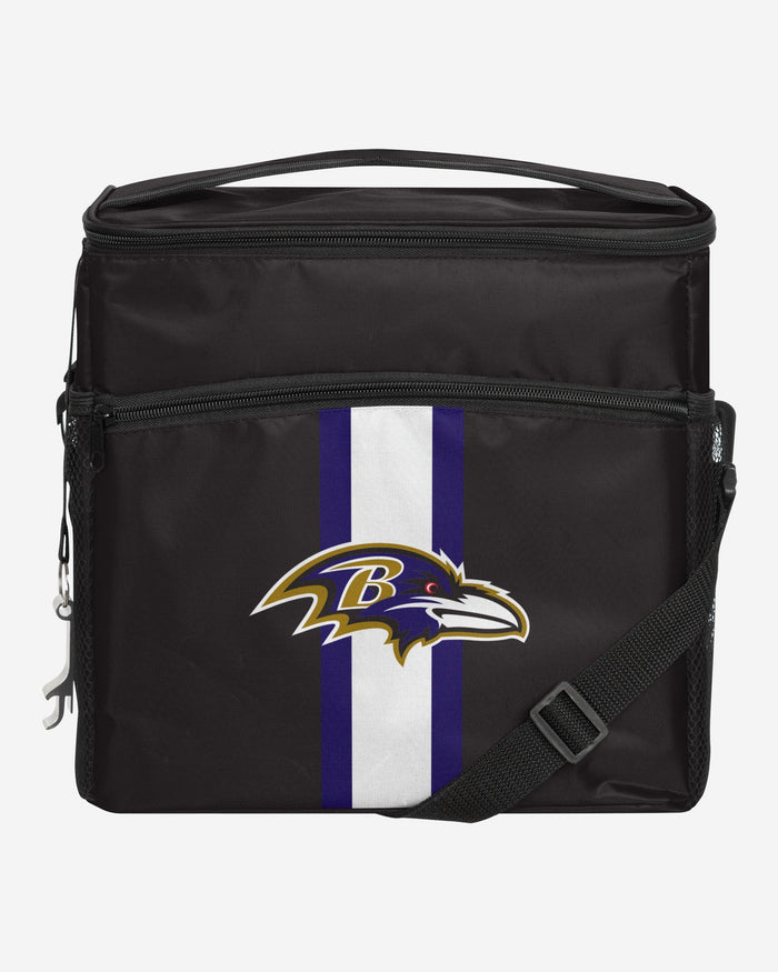 Baltimore Ravens Team Stripe Tailgate 24 Pack Cooler FOCO - FOCO.com