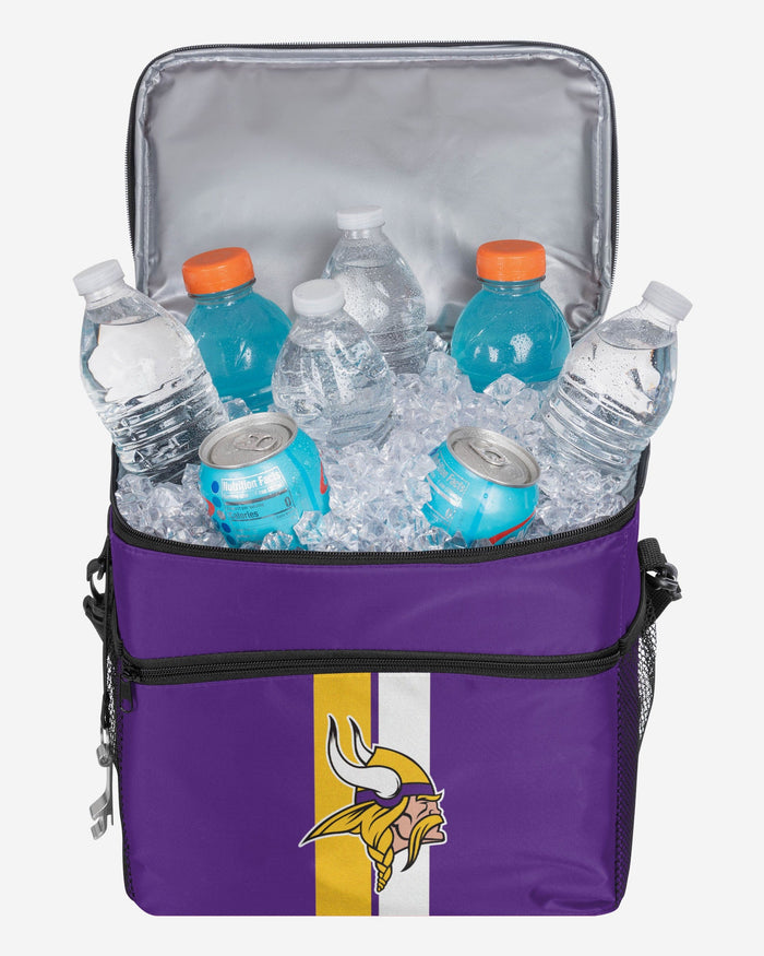 Minnesota Vikings Team Stripe Tailgate 24 Pack Cooler FOCO - FOCO.com