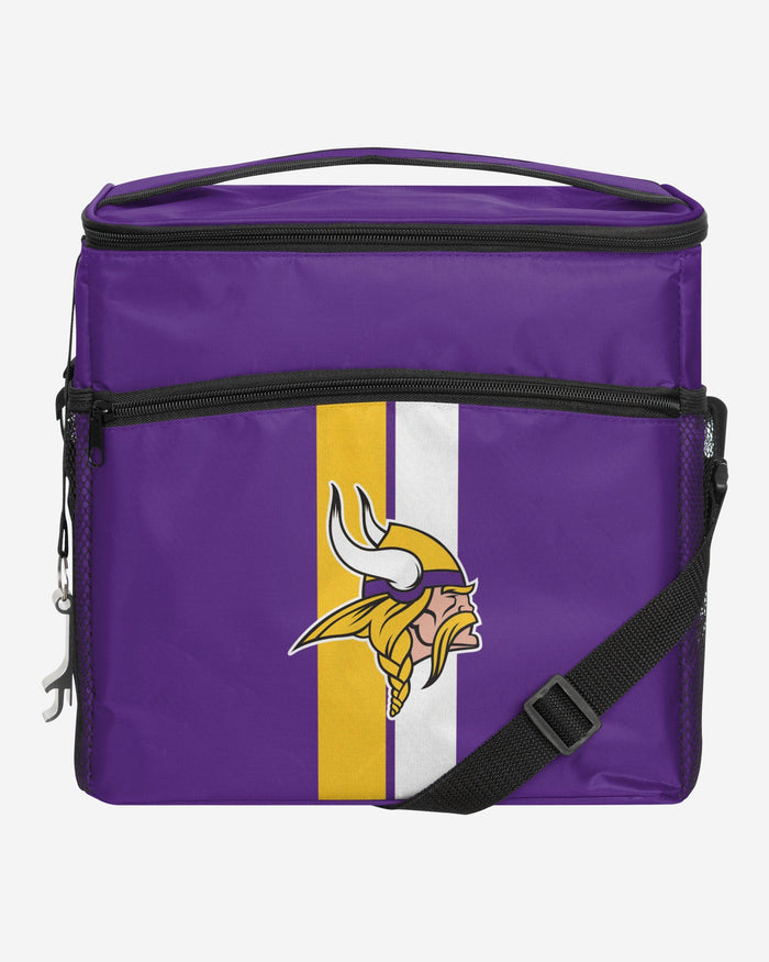 Minnesota Vikings Team Stripe Tailgate 24 Pack Cooler FOCO - FOCO.com