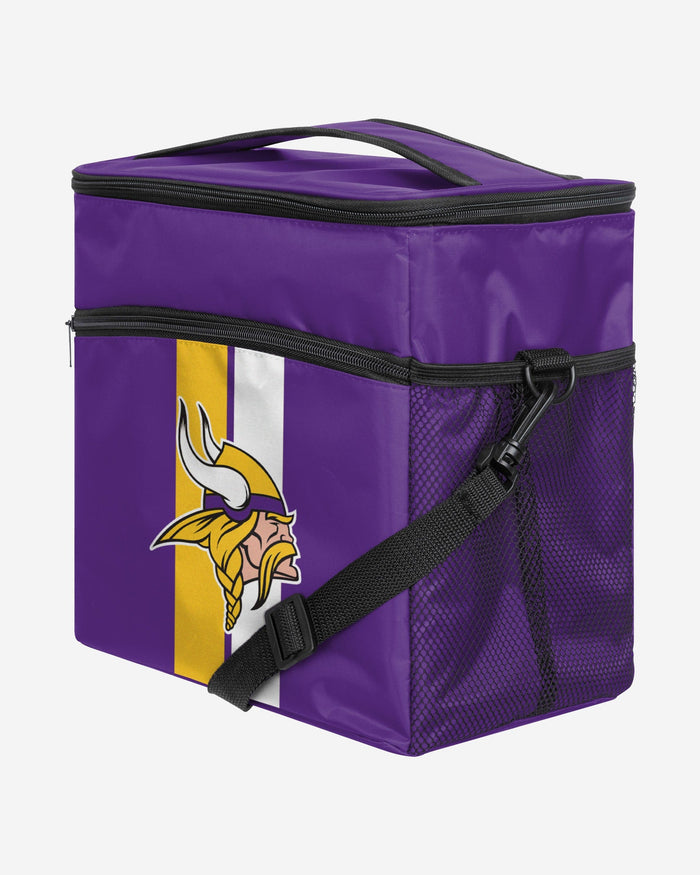 Minnesota Vikings Team Stripe Tailgate 24 Pack Cooler FOCO - FOCO.com