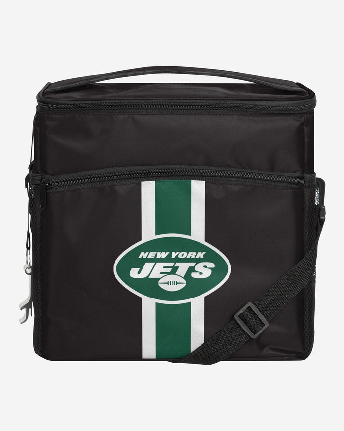 New York Jets Team Stripe Tailgate 24 Pack Cooler FOCO - FOCO.com