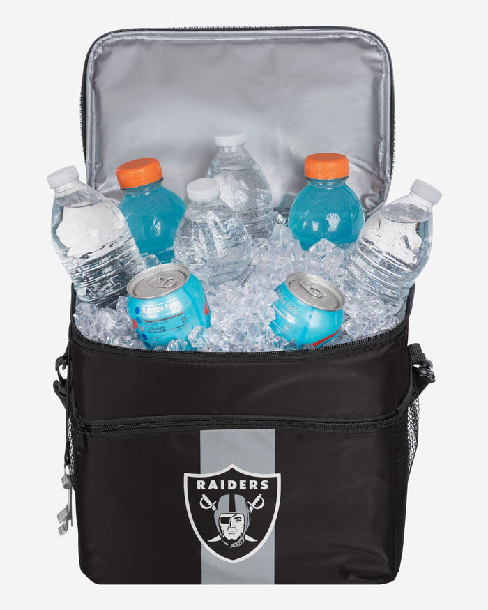 Las Vegas Raiders Team Stripe Tailgate 24 Pack Cooler FOCO - FOCO.com