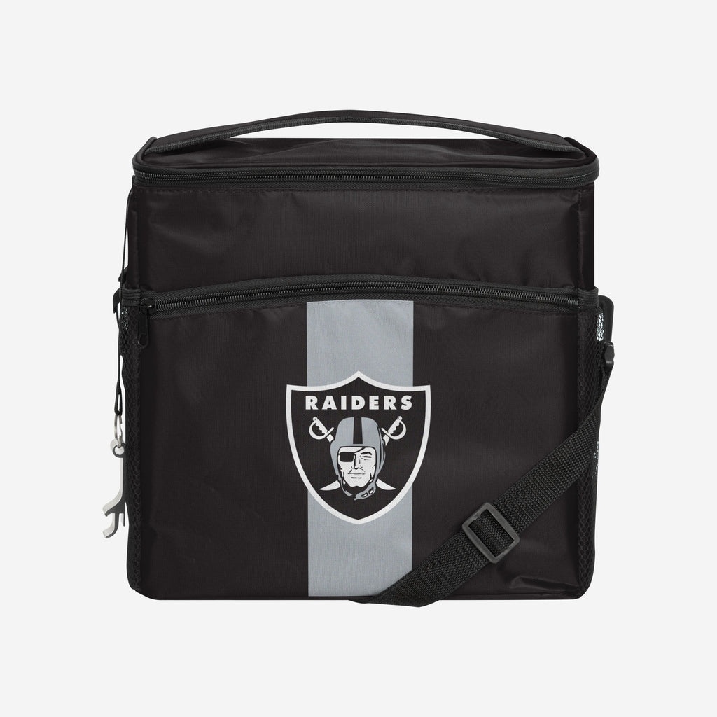 Las Vegas Raiders Team Stripe Tailgate 24 Pack Cooler FOCO - FOCO.com