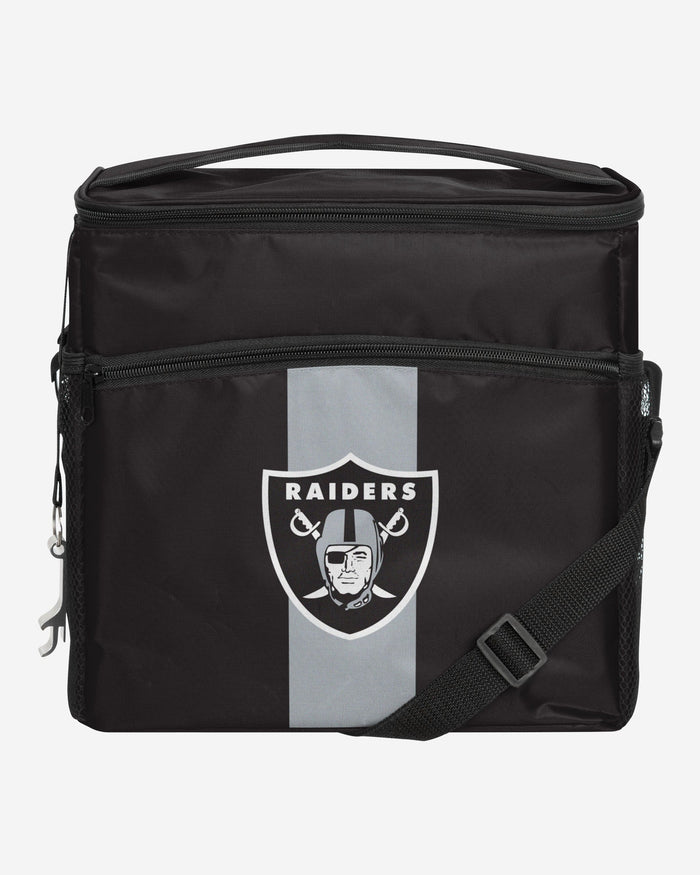 Las Vegas Raiders Team Stripe Tailgate 24 Pack Cooler FOCO - FOCO.com