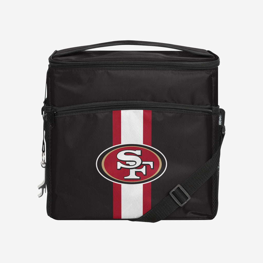 San Francisco 49ers Team Stripe Tailgate 24 Pack Cooler FOCO - FOCO.com