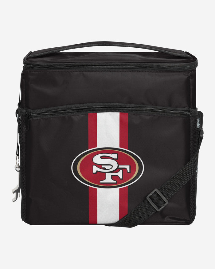 San Francisco 49ers Team Stripe Tailgate 24 Pack Cooler FOCO - FOCO.com