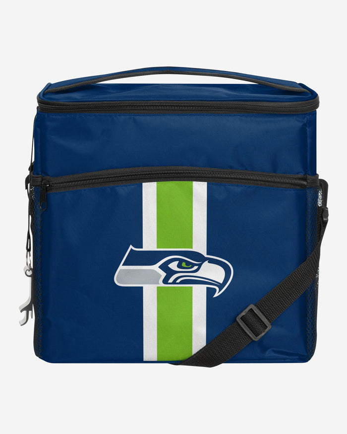 Seattle Seahawks Team Stripe Tailgate 24 Pack Cooler FOCO - FOCO.com