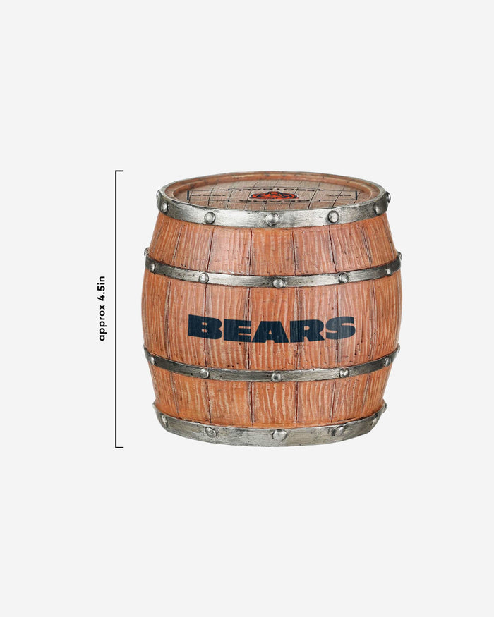 Chicago Bears 5 Pack Barrel Coaster Set FOCO - FOCO.com