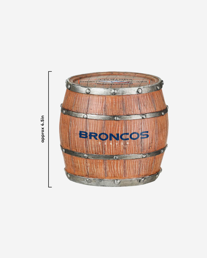 Denver Broncos 5 Pack Barrel Coaster Set FOCO - FOCO.com