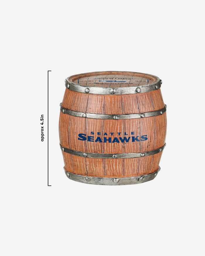 Seattle Seahawks 5 Pack Barrel Coaster Set FOCO - FOCO.com