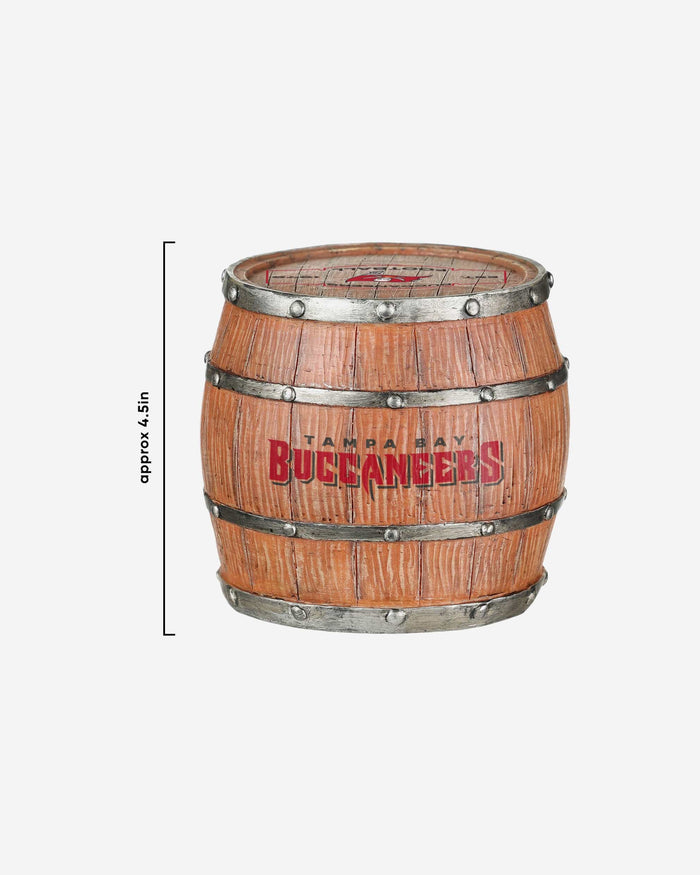 Tampa Bay Buccaneers 5 Pack Barrel Coaster Set FOCO - FOCO.com