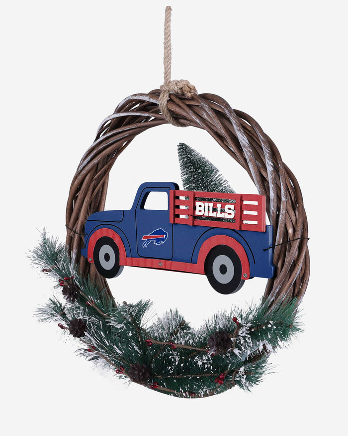 Buffalo Bills Wreath With Truck FOCO - FOCO.com