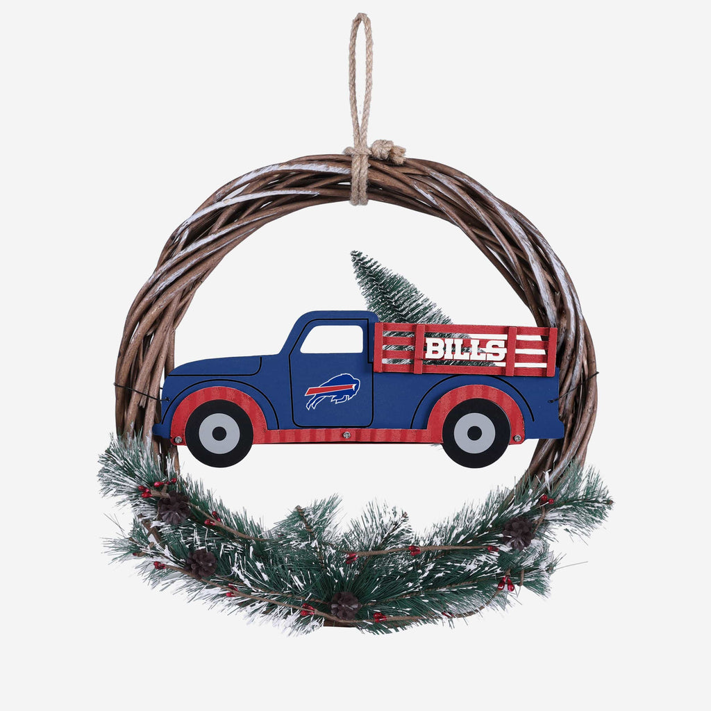 Buffalo Bills Wreath With Truck FOCO - FOCO.com